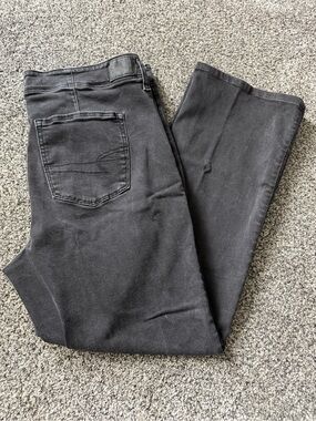 American Eagle Outfitters black jeans - next level stretch- size 18 #AEjeans